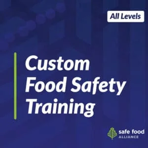 Custom Food Safety Training