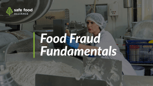 Food Fraud Fundamentals